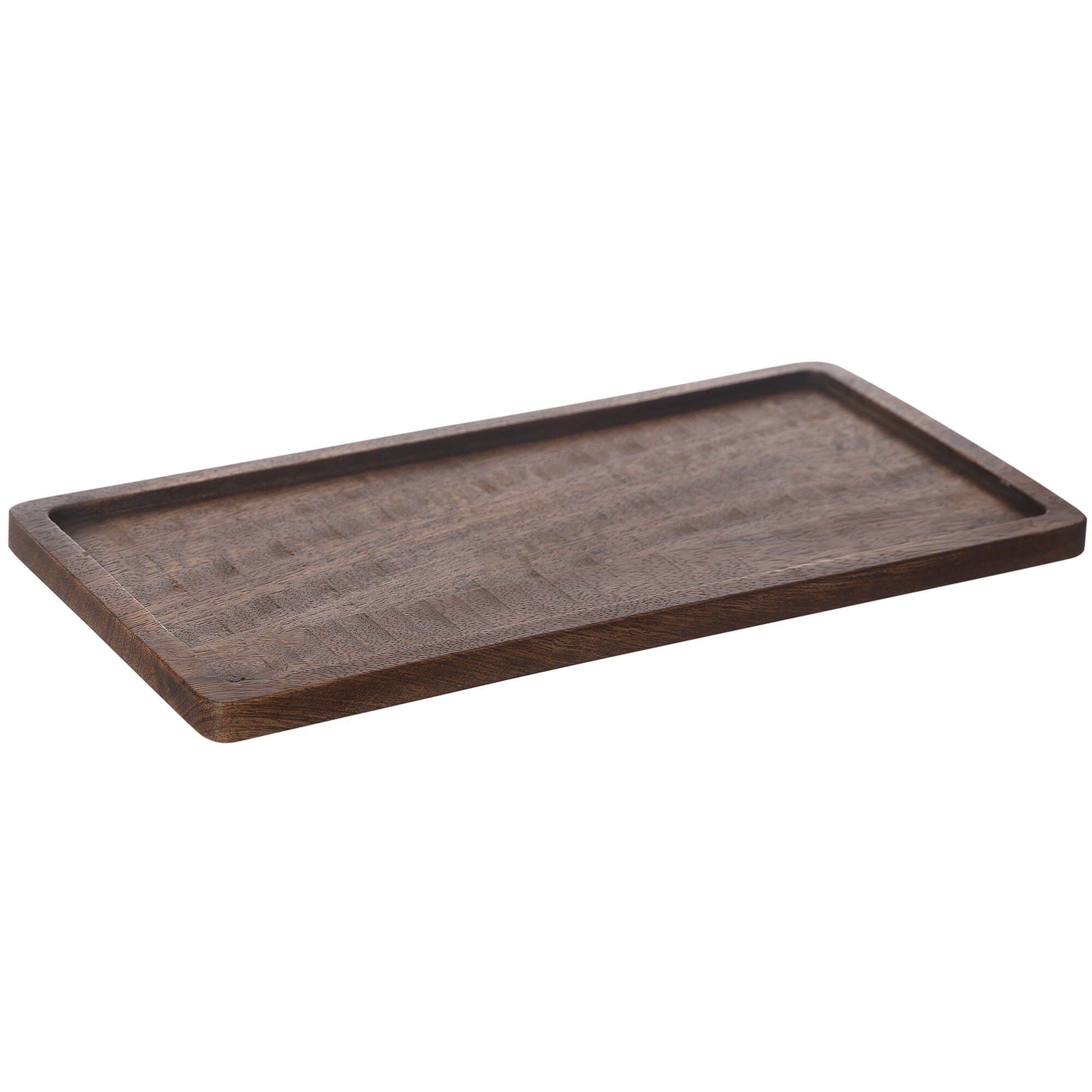 Ernst Träbricka Rektangulär Mörkbrun, 15x30cm
