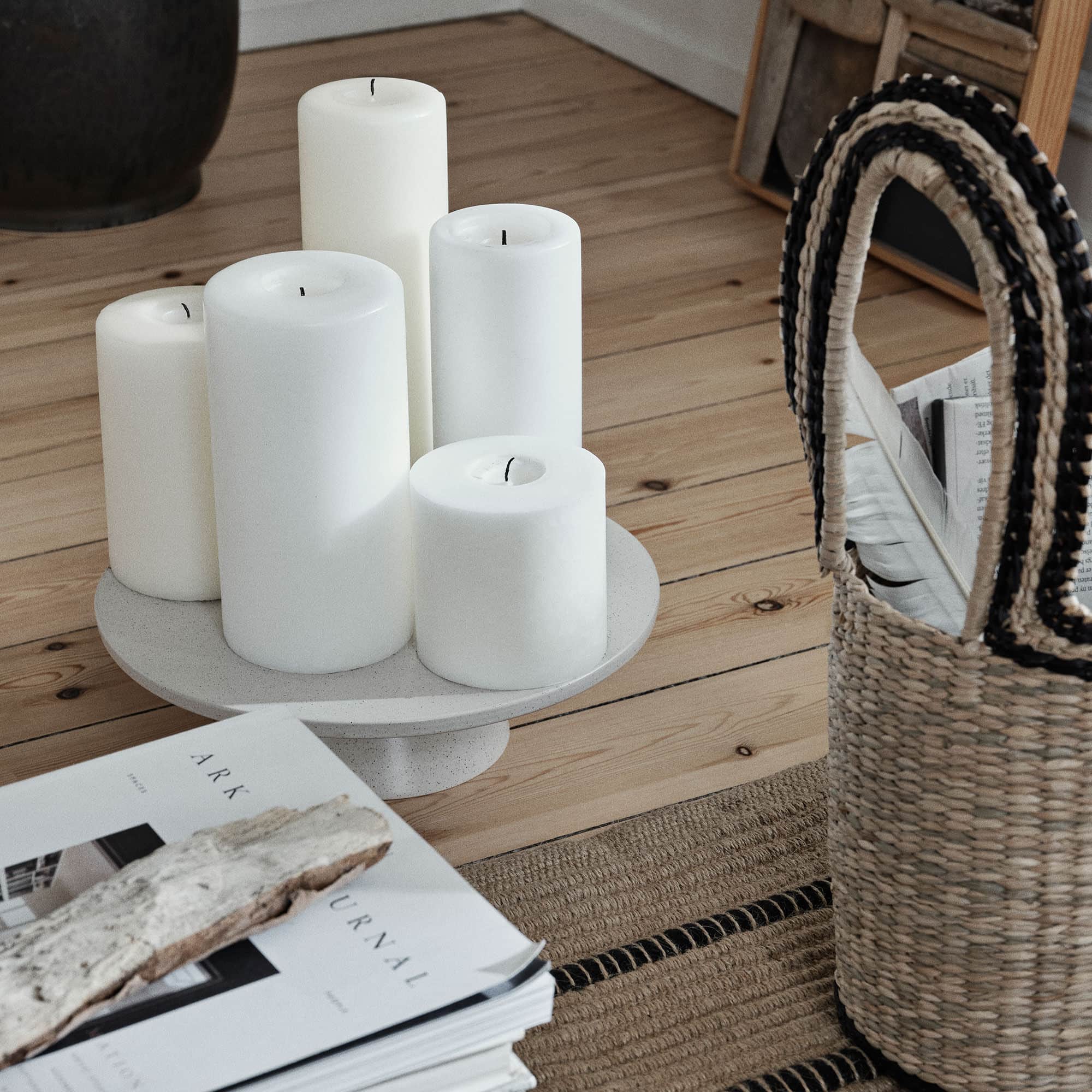 Nordic Vanilla tårtfat 30 cm