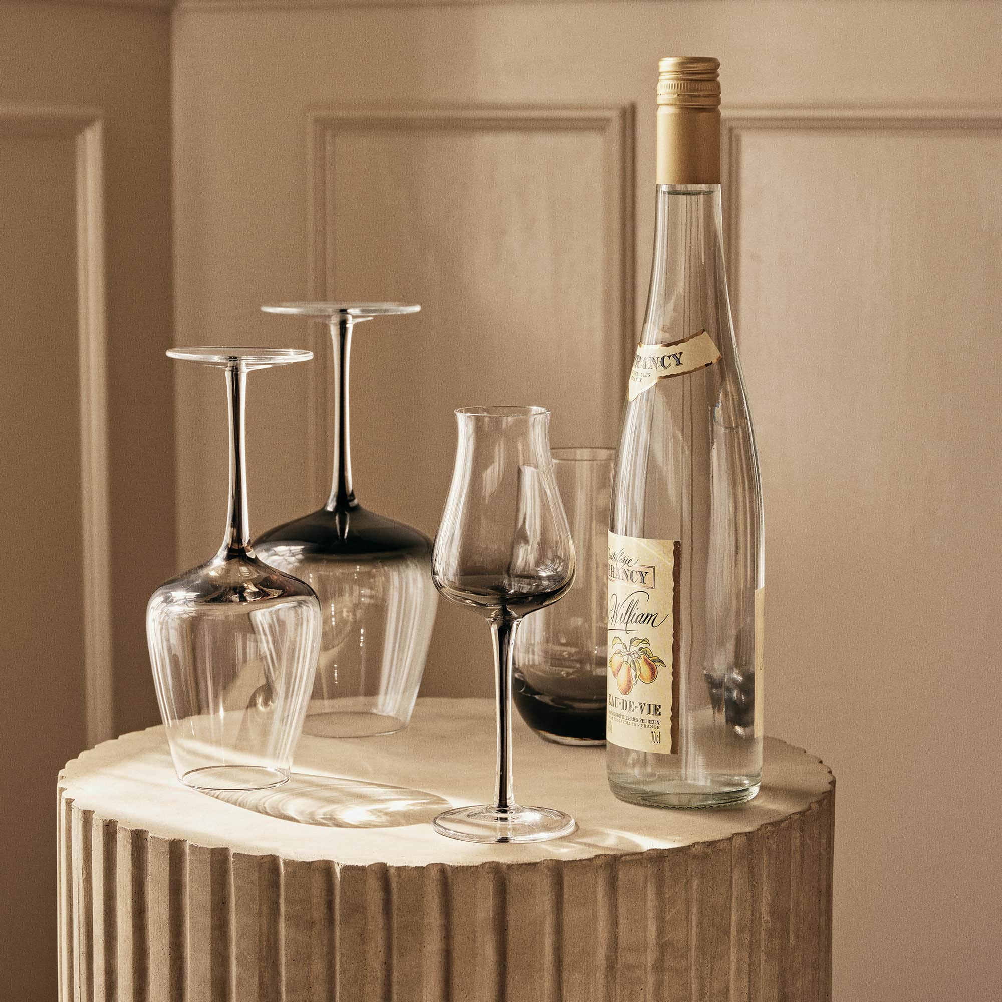 Broste Smoke Spritglass 15 cl, grå